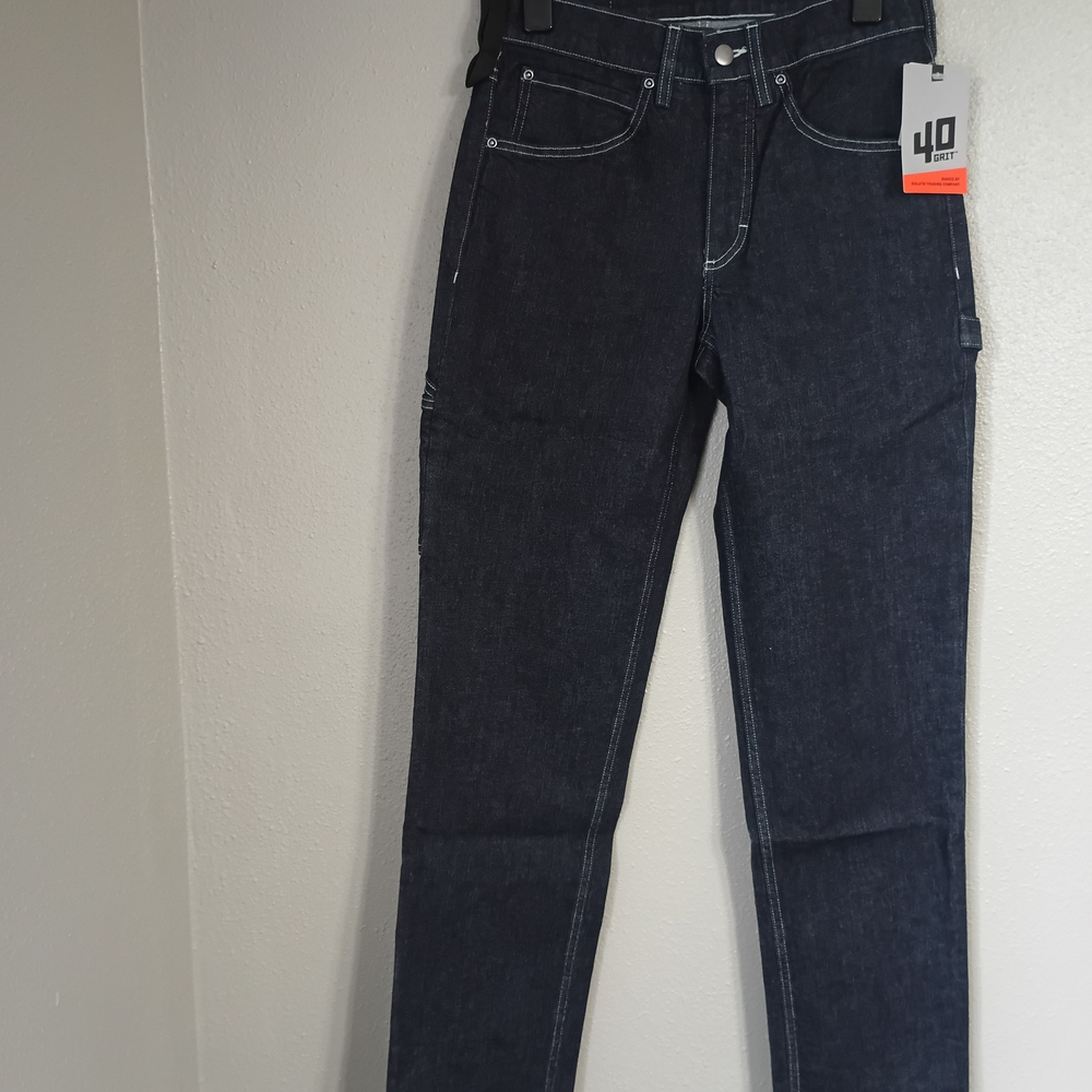 NWT Duluth Trading Co 40 Grit Slim Fit Carpenter Jeans 28x32